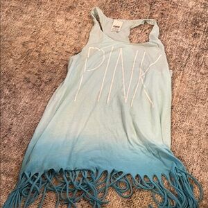 Victoria's Secret PINK Ombre Fringe swim suit coverup